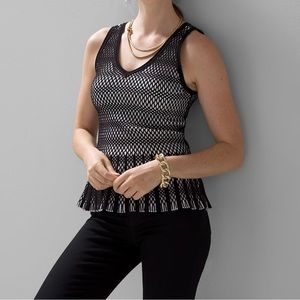 WHBM Black + White Sweater Tank - Worn Once!!!